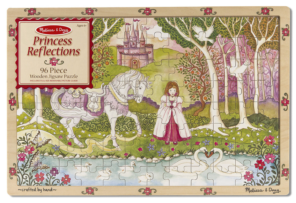 Melissa & Doug Princess Reflections Wooden Jigsaw Puzzle (96 pc)