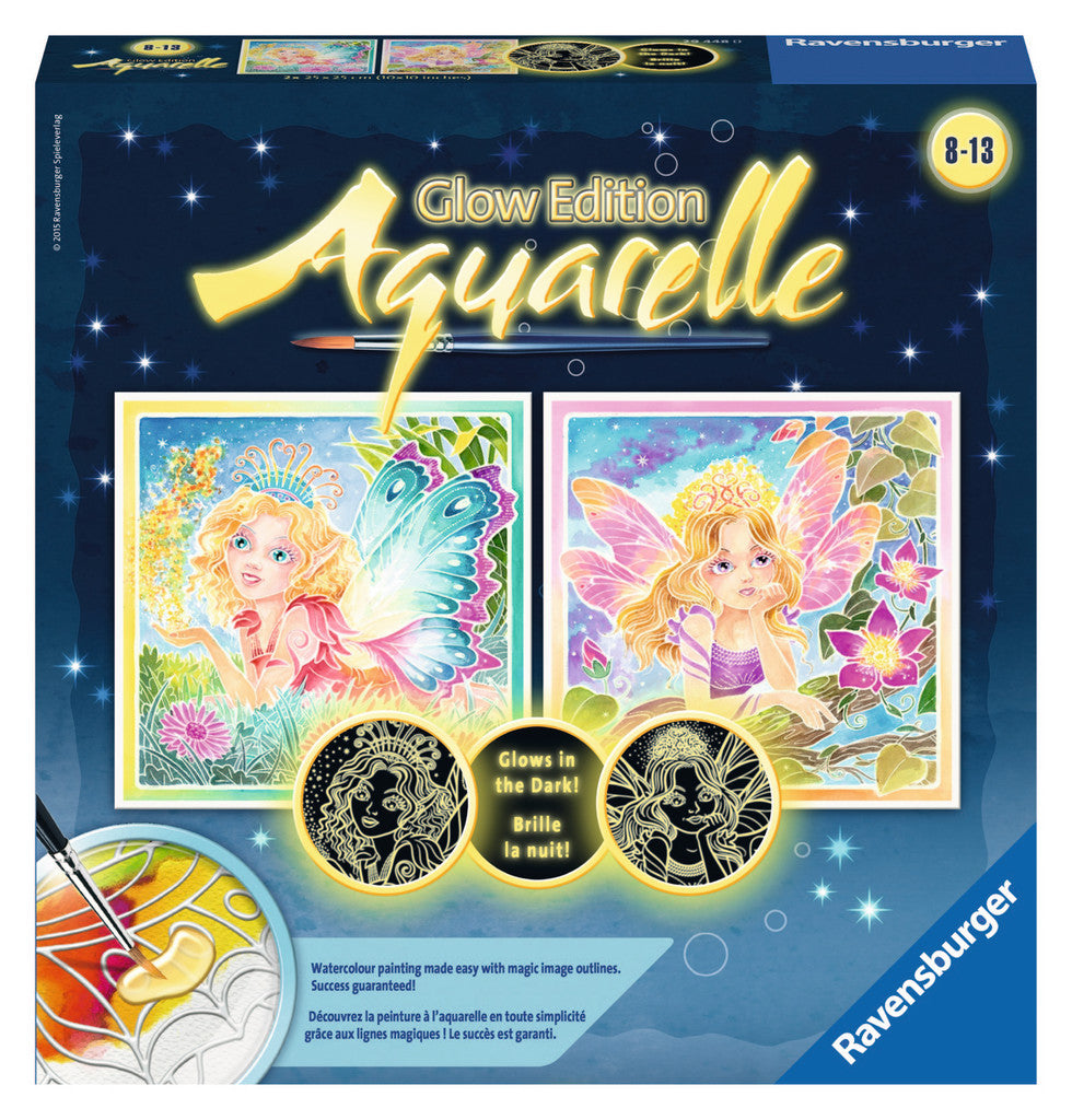 Ravensburger Arts & Crafts Aquarelle Glow Edition - Fairy Magic 29448