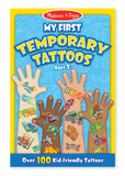Melissa & Doug My First Temporary Tattoos - Blue 2947