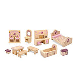 Melissa & Doug Princess Castle Wooden Dollhouse Furniture (12pc)