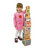 Melissa & Doug Wooden Animal Nesting Blocks - 8 Blocks Stack to Almost 3 Feet Tall