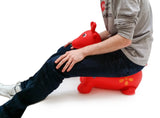 Viahart Red Jumping Hopper Hopping Hoppity Hippity Hop Bouncy Inflatable Horse For Kids
