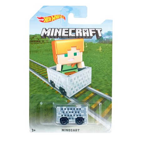 Hot Wheels Minecraft Alex Minecart