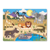 Melissa & Doug Safari Peg Puzzle