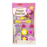 Melissa & Doug Decorate-Your-Own Wooden Flower Bead Jewelry-Making Craft Kit
