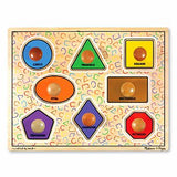 Melissa and Doug Kids Toy, Large Shapes Jumbo Knob Puzzle