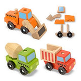 Melissa and Doug Stacking Construction Vehicles