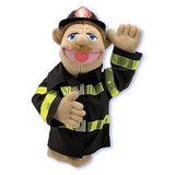 Melissa & Doug Firefighter Puppet With Detachable Wooden Rod