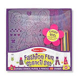 Melissa & Doug Fashion Stencil Set