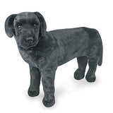 Melissa & Doug Black Lab Giant Stuffed Animal (Wildlife, Soft Fabric, Beautiful Black Lab Markings, 30.5" H x 19.5" W x 9.5" L)