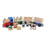 Toddler Melissa & Doug Wooden Farm Train