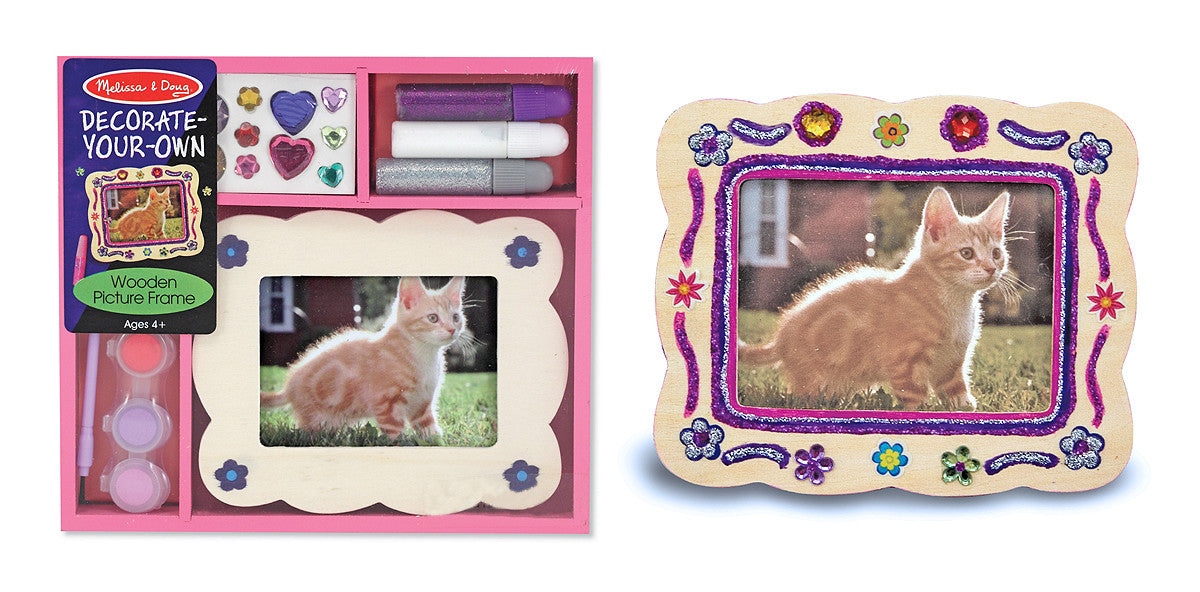 Melissa & Doug Wooden Picture Frame - DYO