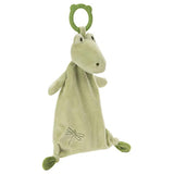 GUND Baby Baby Toothpick Ensley Alligator Teether Lovey Plush Stuffed Animal and Security Blanket, Green, 13"