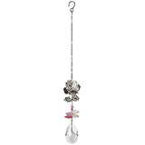 Woodstock Chimes Rainbow Makers Crystal Suncatcher, Rose