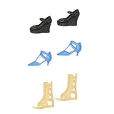 Barbie Accessories Curvy & Tall Doll Shoe Pack