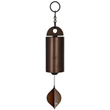 Woodstock Chimes HWMC The Original Guaranteed Musically Tuned Chime Medium Heroic Windbell, Antique Copper