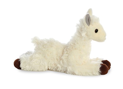 Aurora - Mini Flopsie - 8" Llama, Cream
