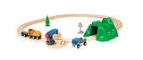 Brio Starter Lift&Load Set Wooden Toy Train, Multi