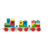 Melissa & Doug Wooden Jumbo Stacking Train Classic