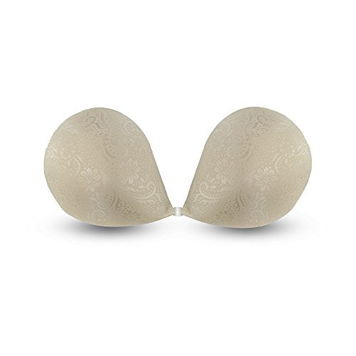 NuBra Seamless Floral Motif SE401 (D, Nude)