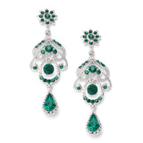 Abstract Wedding Chandelier Earrings 3128E