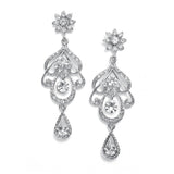 Abstract Wedding Chandelier Earrings 3128E