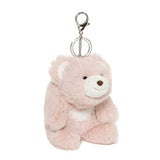 GUND Snuffles Teddy Bear Stuffed Plush Keychain, Rose Pink, 5"