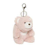 GUND Snuffles Teddy Bear Stuffed Plush Keychain, Rose Pink, 5"