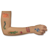 Melissa & Doug Blue: My First Temporary Tattoos - 100+ Kid-Friendly Tattoos & 1 Scratch Art Mini-Pad Bundle (02947)