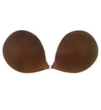 NuBra SE998 Seamless Push up Strapless Bra Molded Pads Cup A B C D E Made in USA, Chocolate