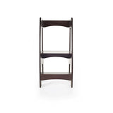 Guidecraft Kitchen Helper Tower Step-Up - Espresso: Adjustable Counter Height, Toddler Step Stool with Handholds for Little Children, Kids' Learning Furniture