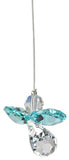 Woodstock Crystal Guardian Angel, December Blue Zircon- Rainbow Maker Collection