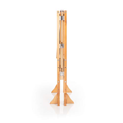 Guidecraft Contemporary Kitchen Helper Stool - Honey: W/Keeper and Non-Slip Mat: Adjustable Height Wooden Baking Tower, Folding Step Stool for Toddlers, Little Kids Learning Furniture