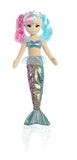 Aurora World Sea Sparkles Rainbow Mermaid Sea Lily Plush