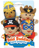 Melissa and Doug Kids' Bold Buddies Adventure Set Hand Puppets