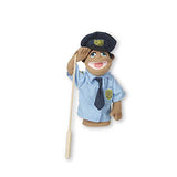 Melissa & Doug Police Officer Puppet with Detachable Wooden Rod for Animated Gestures