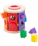 Melissa & Doug Match and Roll Shape Sorter - Classic Wooden Toy