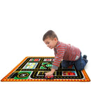 Boy's Melissa & Doug 'Round The City' Play Rug & Rescue Vehicles