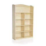 Guidecraft 6-Shelf Bookshelf: Storage Book Rack for Kids' Playroom, School Supply Furniture for Classrooms and Home