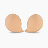 NuBra L398 Feather Lite Push Up Plunge Adhesive Bra, Nude, Cup E