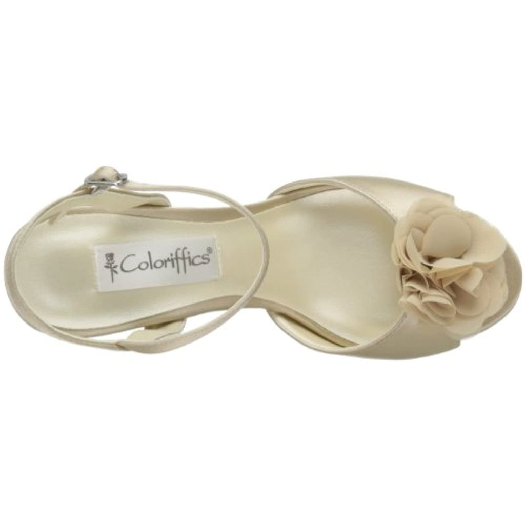 Coloriffics Women's Bristol Dress Sandal,Ivory,6 M US