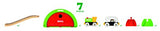 BRIO World - 33711 My First Take Along Set | 7 Piece Train Toy with Accessories and Wooden Tracks for Kids Ages 18 Months and Up