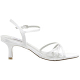 Dyeables Women's Flamingo Dyeable Sandal,White,6.5 M