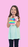 Aurora World Fancy Pals Pet Unicorn Carrier Plush, Rainbow