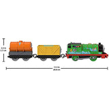 Thomas & Friends Percy and Troublesome Truck, battery-powered motorized toy train for preschool kids ages 3 years and up