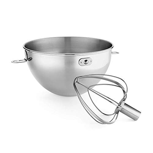 KitchenAid KN3CW 3-Qt. Stainless Steel Bowl & Combi-Whip - Fits Bowl-Lift models KV25G and KP26M1X