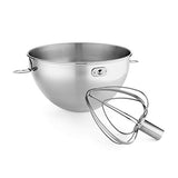 KitchenAid KN3CW 3-Qt. Stainless Steel Bowl & Combi-Whip - Fits Bowl-Lift models KV25G and KP26M1X