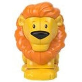 Bundle of 2 |Fisher-Price Little People Single Animal (Lion + Fox)