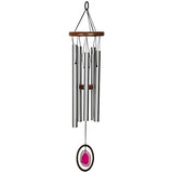 Woodstock Chimes WAGRL The Original Guaranteed Musically Tuned Large Agate Wind Chime, Red