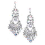 Iridescent Crystal Chandelier Earrings 3199E